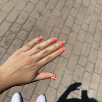 Flashy Nails - Full set of acrylics done by Hannie - Nail Salons Near Me - Albuquerque, New Mexico