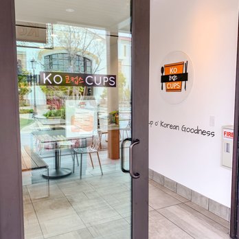 Ko Cups - front, and times listed (zoom to read) - Korean Near Me - Concord, California