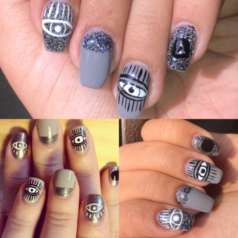 No1 Nails - What I wanted (bottom left) VS. What I got - Nail Salons Near Me - Downey, California No1 Nails - What I wanted (bottom left) VS. What I got - Nail Salons Near Me - Downey, California