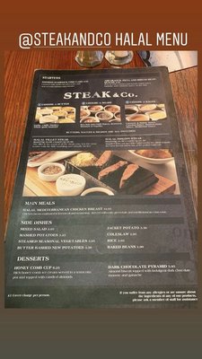 Menu photo 1 Steak & Co London, XGL