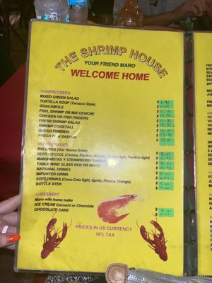 Menu photo 6 Maro's Shrimp House Cabo San Lucas, BCS