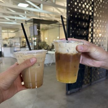 Spruce Cafe - honey lavender latte and bumblebee crema - Cafes Near Me - South San Francisco, California Spruce Cafe - honey lavender latte and bumblebee crema - Cafes Near Me - South San Francisco, California