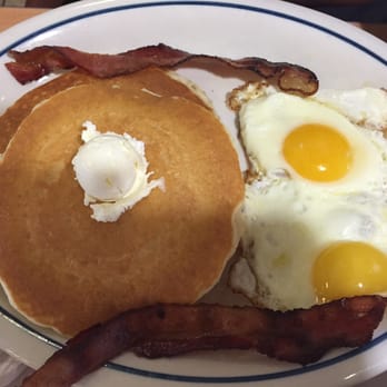 IHOP - 2 sunny side up eggs, 2 bacon & 2 buttermilk pancakes - Breakfast & Brunch Near Me - Revere, Massachusetts IHOP - 2 sunny side up eggs, 2 bacon & 2 buttermilk pancakes - Breakfast & Brunch Near Me - Revere, Massachusetts