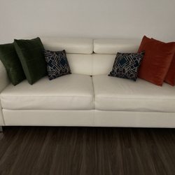 Affordable Furniture & Carpet - My lovely modern sofa in ivory color!