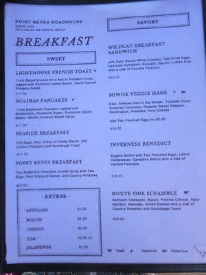 Menu photo 4 Point Reyes Roadhouse Point Reyes Station, CA Menu photo 4 Point Reyes Roadhouse Point Reyes Station, CA