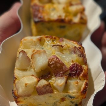 Starbucks - Potato, cheddar, and chive bakes - Coffee & Tea Near Me - Scarborough, Ontario