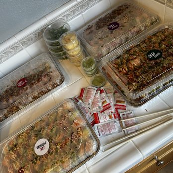 Oishi Express - Chef Special 2 Tray Chef Special Tray Rainbow Tray Chef Choice Tray (50pcs each tray) - Sushi Bars Near Me - Elk Grove, California Oishi Express - Chef Special 2 Tray Chef Special Tray Rainbow Tray Chef Choice Tray (50pcs each tray) - Sushi Bars Near Me - Elk Grove, California