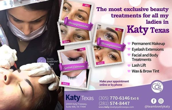 Lovely Eyebrows & spa Katy