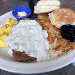 Biscuits Cafe - Chicken fried steak