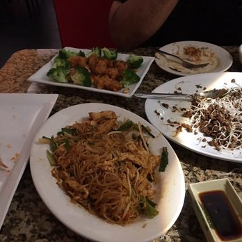 Shiki Sushi - What's left of Chicken Lettuce Wraps, Chicken Pad Thai, Sesame Chicken and BOGO Rolls - Sushi Bars Near Me - Durham, North Carolina