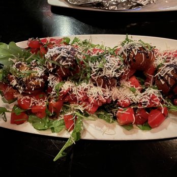 Prime Italian - Fried mozzarella with arugula and tomato salad - Italian Near Me - Miami Beach, Florida