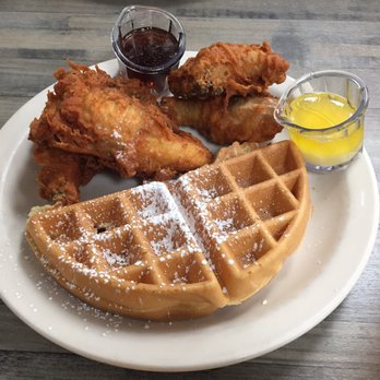 Eggs N Things - Chicken and 1/2 waffle. - Breakfast & Brunch Near Me - Valencia, California Eggs N Things - Chicken and 1/2 waffle. - Breakfast & Brunch Near Me - Valencia, California