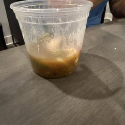 Gets smaller and smaller every time. Ridiculous this is the portion of a dish and they forgot the give us the rice. Gets smaller and smaller every time. Ridiculous this is the portion of a dish and they forgot the give us the rice.