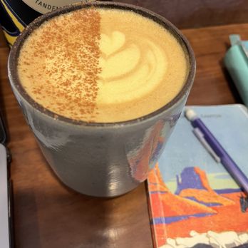 Good Seed Coffee Boutique - Turmeric latte - Coffee Roasteries Near Me - Solvang, California
