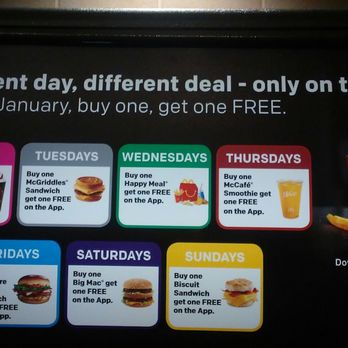 McDonald's - sign is on machine i asked if it is still being honored since its now mid feb and sign states January....But no answer and i ask 3 people - Fast Food Near Me - Tumwater, Washington McDonald's - sign is on machine i asked if it is still being honored since its now mid feb and sign states January....But no answer and i ask 3 people - Fast Food Near Me - Tumwater, Washington