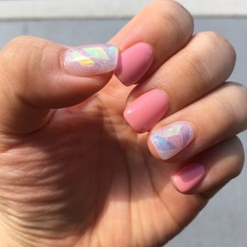 Top Nails Salon - Gel manicure - wanted a certain design, but they didn't have the materials for the design I wanted. I spoke w/ the nail tech & got this - Nail Salons Near Me - Atlanta, Georgia Top Nails Salon - Gel manicure - wanted a certain design, but they didn't have the materials for the design I wanted. I spoke w/ the nail tech & got this - Nail Salons Near Me - Atlanta, Georgia