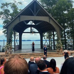 I was officiating this wedding and Leo made my dress perfect.