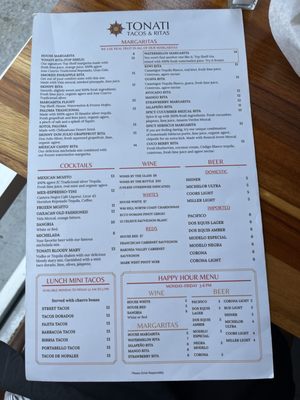 Menu photo 7 Tonati Tacos & Ritas Houston, TX Menu photo 7 Tonati Tacos & Ritas Houston, TX