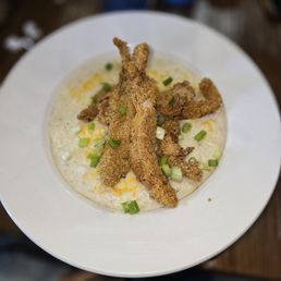 Catfish and grits