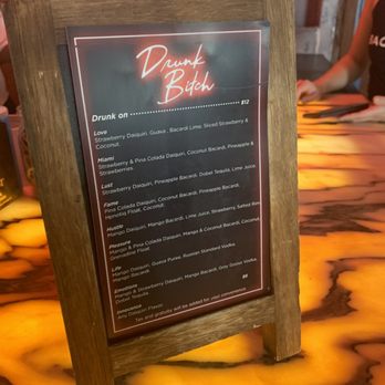 Bacon Bitch - Drink menu - Sandwiches Near Me - Miami Beach, Florida