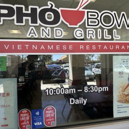 Exterior outside entrance of Pho Bowl & Grill - Oceanside, California Exterior outside entrance of Pho Bowl & Grill - Oceanside, California