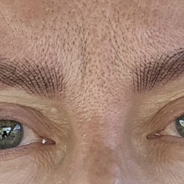 New brows! Had almost nothing before! New brows! Had almost nothing before!