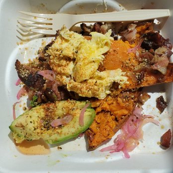 Snooze, an A.M. Eatery - Sweet potato and scrambled egg - Breakfast & Brunch Near Me - Addison, Texas