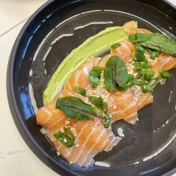 Solstice - Salmon crudo - New American Near Me - Irvine, California Solstice - Salmon crudo - New American Near Me - Irvine, California