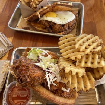Bruxie - Holy Chicken (top) and The Original (bottom) - Sandwiches Near Me - Orange, California