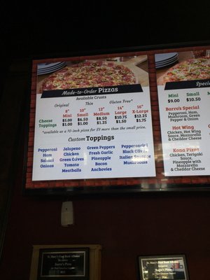 Menu photo 3 Barro's Pizza Phoenix, AZ
