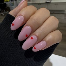 Allure Nails And Spray Tanning - Valentine's Day nails!