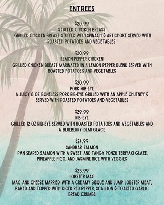 Menu photo 4 The Sandbar At Sharkeys Myrtle Beach, SC Menu photo 4 The Sandbar At Sharkeys Myrtle Beach, SC