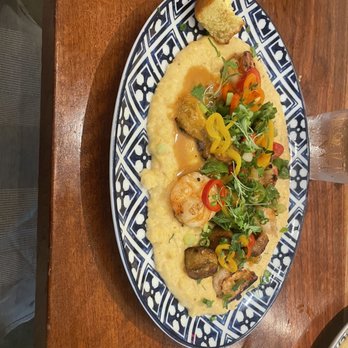 Unconventional Diner - The Caribbean Shrimp & Grits was tasty, satisfying and filling! - Breakfast & Brunch Near Me - Washington, DC, District of Columbia