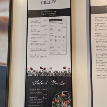 The Crepe Shoppe - Breakfast Menu (updated) - Creperies Near Me - Gaithersburg, Maryland The Crepe Shoppe - Breakfast Menu (updated) - Creperies Near Me - Gaithersburg, Maryland