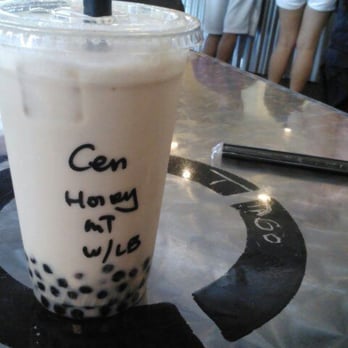Oko Cafe - Honey milk tea with lavender boba. *3* - Cafes Near Me - Gardena, California