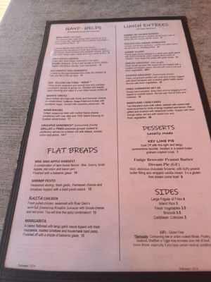 Menu photo 3 River Deck New Smyrna Beach, FL