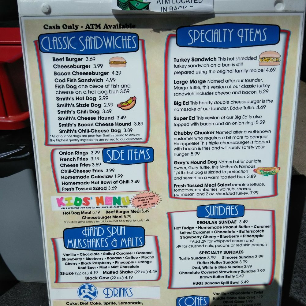 White Turkey Drive-In - Menu - Burgers Near Me - Conneaut, Ohio White Turkey Drive-In - Menu - Burgers Near Me - Conneaut, Ohio