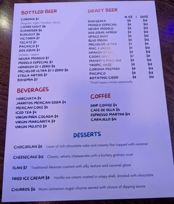 Menu photo 3 La Palmera Family Mexican Restaurant Everett, WA