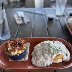 Brewskie's - Chicken Fried Chicken with Mac n cheese