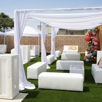 Lounge Party Rentals - Romantic canopy 10x20, lounge furniture (sofa, ottoman, coffee table, LED cocktail table) - Party Equipment Rentals Near Me Lounge Party Rentals - Romantic canopy 10x20, lounge furniture (sofa, ottoman, coffee table, LED cocktail table) - Party Equipment Rentals Near Me