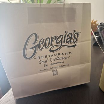 Georgia's Restaurant - Togo bag - Soul Food Near Me - Eastvale, California Georgia's Restaurant - Togo bag - Soul Food Near Me - Eastvale, California