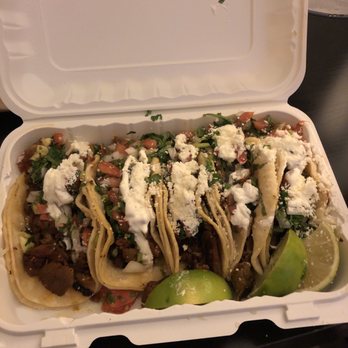 Tacos Lopez - Al pastor, carnitas, steak. Added cheese - Food Trucks Near Me - Brooklyn, New York Tacos Lopez - Al pastor, carnitas, steak. Added cheese - Food Trucks Near Me - Brooklyn, New York