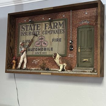 Katie N Rancourt - State Farm painting with a cute dog - Home & Rental Insurance Near Me