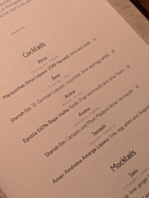 Menu photo 2 Alma Lisbon, 11