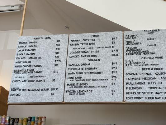 Menu photo 1 Smash Sonoma, CA