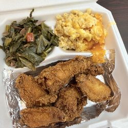 Fried chicken wing plate