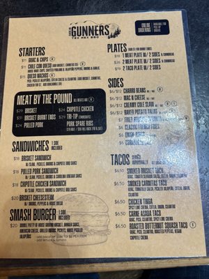Menu photo 1 Gunners Tex Mex BBQ Glacier, WA