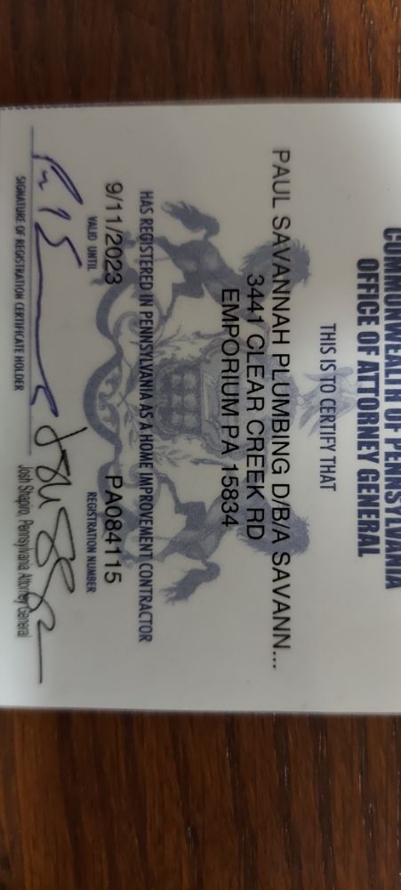 Slide of Savannah Plumbing