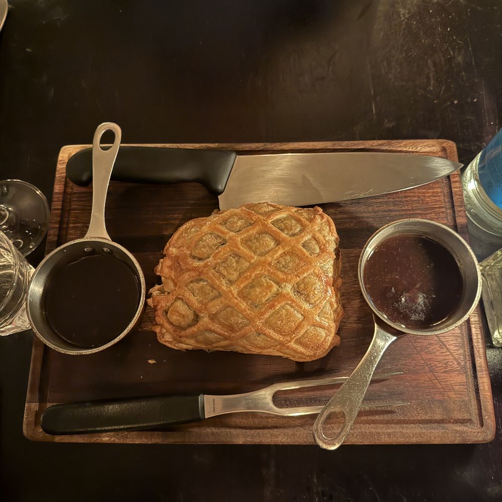 Beef Wellington. Beef Wellington.