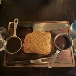 Beef Wellington.